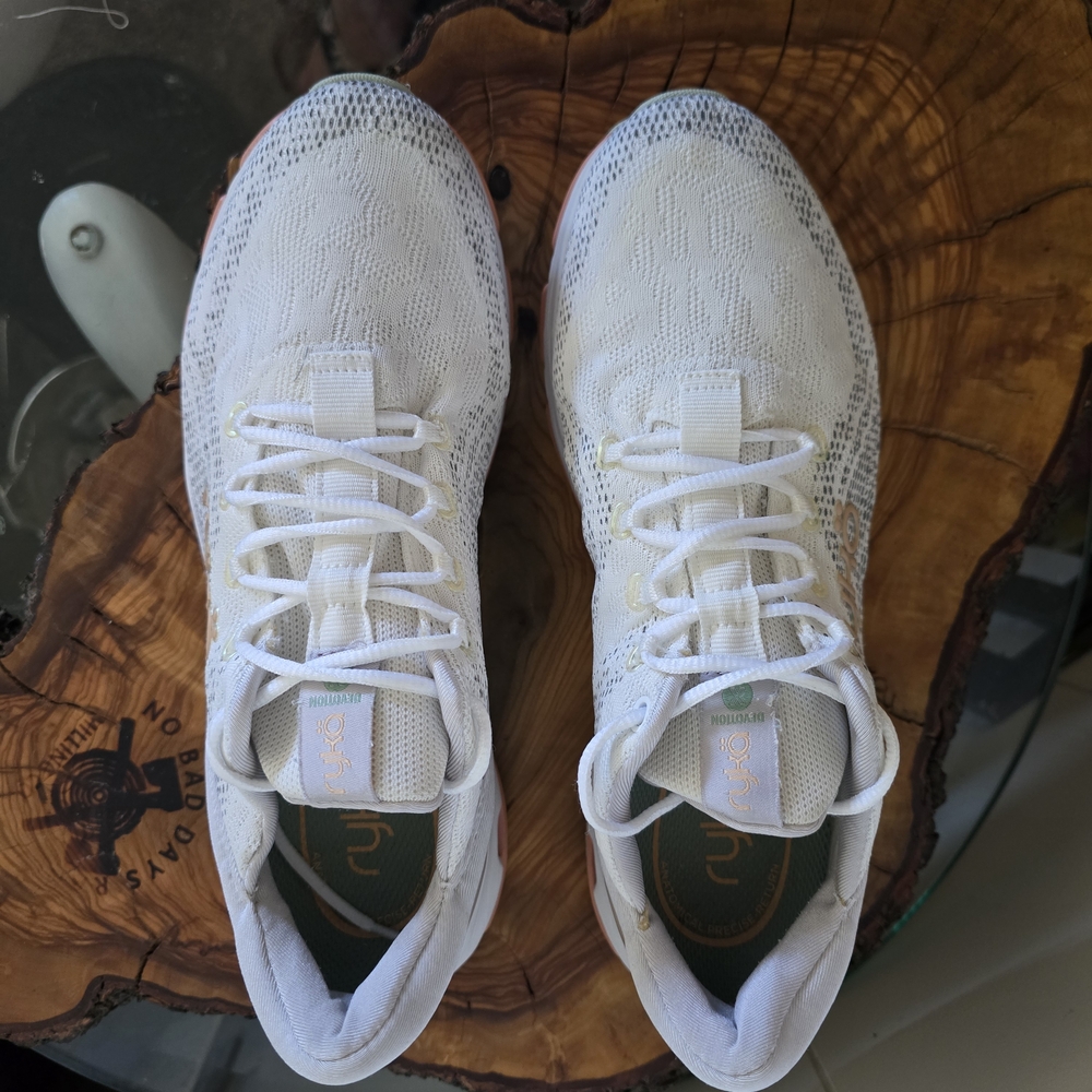 Ryka White and Pink Athletic Sneakers - Picture 2 of 10